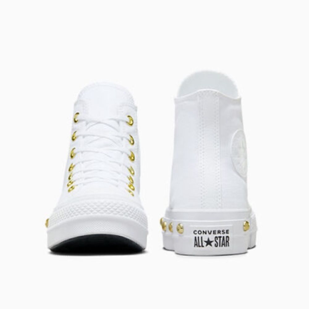 Converse Chuck Taylor All Star Lift Platform Star Studded Sneakers Shoes Size 8 - Picture 14 of 16